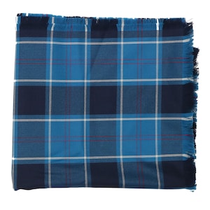 U.S. Navy Tartan Medium Weight 13oz Fabric - Made in Scotland - Priced per Yard