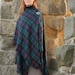 Scottish Plaid Shawl - Tartan Ruana - Made in the USA From Medium ...