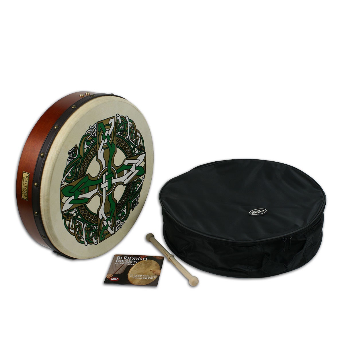Traditional Bodhran With Tipper 18 inch Red Cedar Bodhran Drum Traditional Bodhran With Tipper 18 inch Red Cedar Bodhran Drum