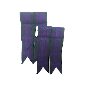 Spirit of Scotland Flashes - Homespun Tartan Flashes - Wool Blend Flashes