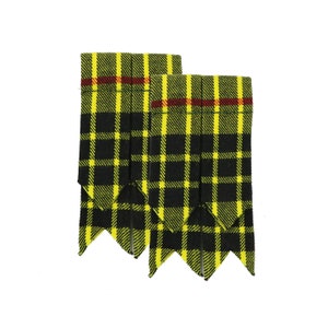MacLeod Dress (Lewis) Modern Flashes - Homespun Tartan Flashes - Wool Blend Flashes