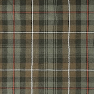 MacKenzie Weathered Tartan - Homespun Wool Blend Tartan Fabric - Machine Washable