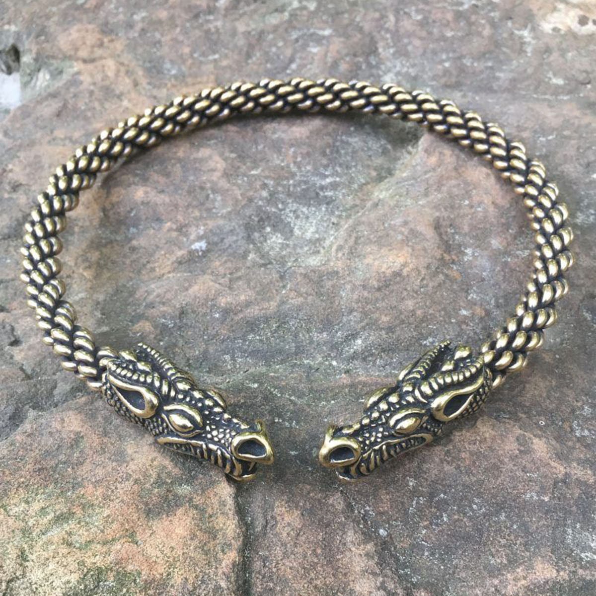 Knotwork Torc Necklace and Bracelet Set Celtic Pagan Jewellery by Celtic  Fusion  Celtic Fusion  Folklore Clothing