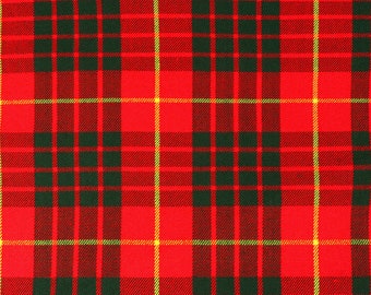 Cameron Modern Tartan - Homespun Tartan Stoff - Schüttgut - Wollmischung Scottish Plaid - mittleres Gewicht - 135 cm breit