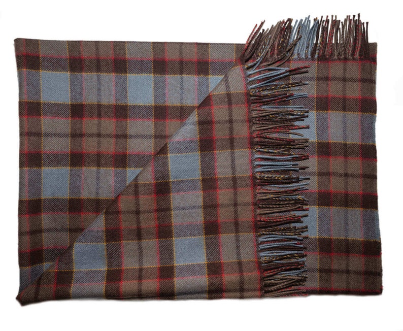 Official OUTLANDER Lambswool Tartan Blanket Made in Scotland Etsy