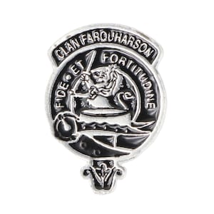 Farquharson Clan Crest Pewter Mini Badge/Pin