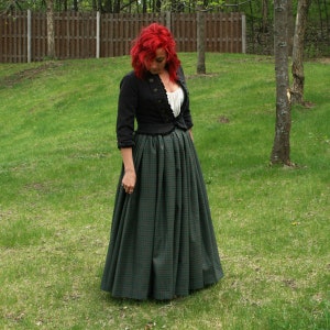 Full Length Poly/Viscose Gathered Skirt | Scottish Dress | Handmade in the USA from Scottish Made Tartan