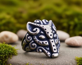 Celtic Wolf Ring - Bronze