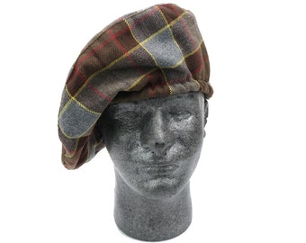 Outlander Fraser Tartan Tam - Homespun Wool-Blend