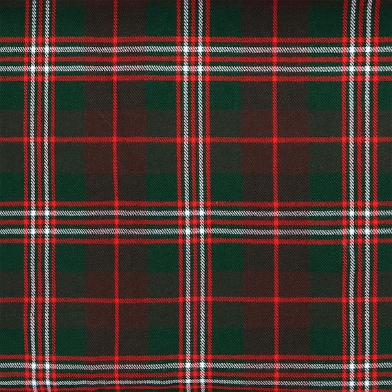 Scott Brown Modern Tartan Crest Wall Hanging Banner - Wood Pole
