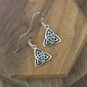 Trinity Knot Earrings - Triquetra - Trefoil Knot - The Celtic Croft