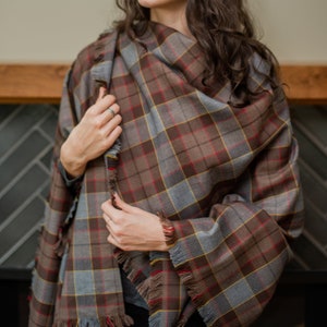 OUTLANDER Blanket Scarf - Made in the USA from the Official Tartan Woven in Scotland