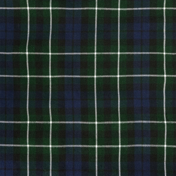 Graham of Montrose Modern Tartan - Homespun Wool Blend Tartan Fabric - Machine Washable