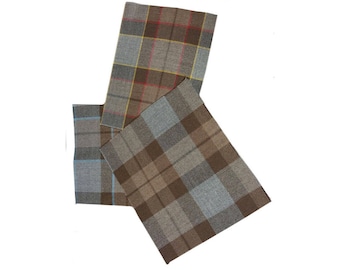 OUTLANDER Tartan Poly/Viscose Swatches - Officially Licensed Outlander Tartan Woven in Scotland - Measures 6-8" Squared