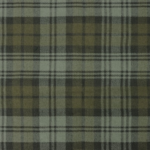 Black Watch (Campbell) Weathered Tartan Stoff - Schurwollmischung - Maschinenwäsche