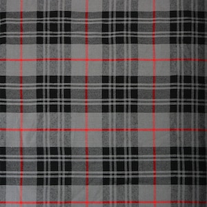 Moffat Modern Tartan - Homespun Wool Blend Tartan Fabric - Machine Washable