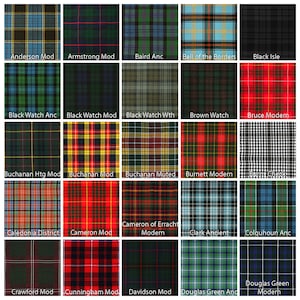 Tartan Swatches - A-L Tartans - Homespun Wool Blend