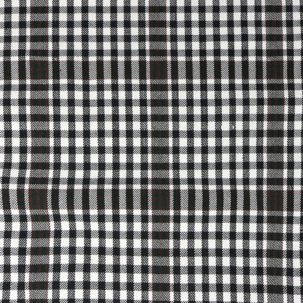 Burns Check Modern Tartan - Homespun Wool Blend Tartan Fabric - Machine Washable