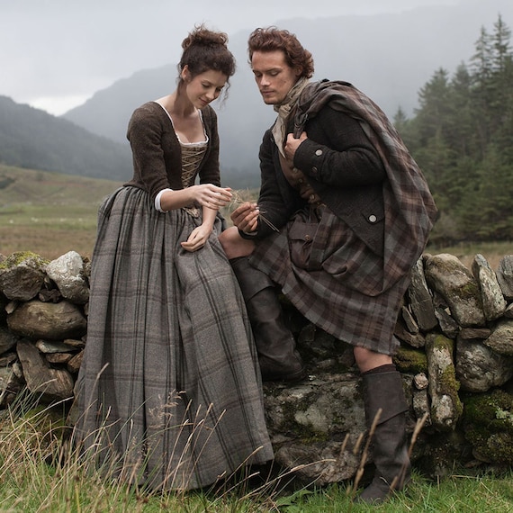 Kilt OUTLANDER Great Kilt Made of the Official OUTLANDER Authentic