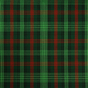 Ross Hunting Modern Tartan - Homespun Wool Blend Tartan Fabric - Machine Washable