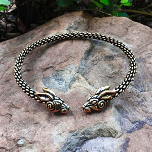 Celtic Rabbit Neck Torc - Medium Braid 8mm - Celtic Braided Necklace - Made in the USA
