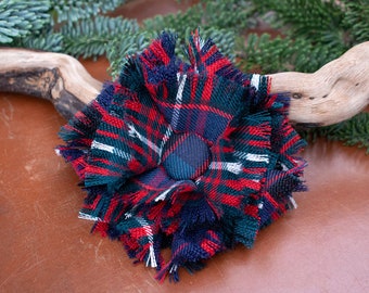 Premium Scottish Wool Tartan Corsage | Military Tartans