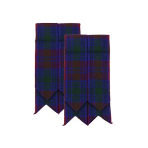 Lindsay Modern Flashes - Homespun Tartan Flashes - Wool Blend Flashes