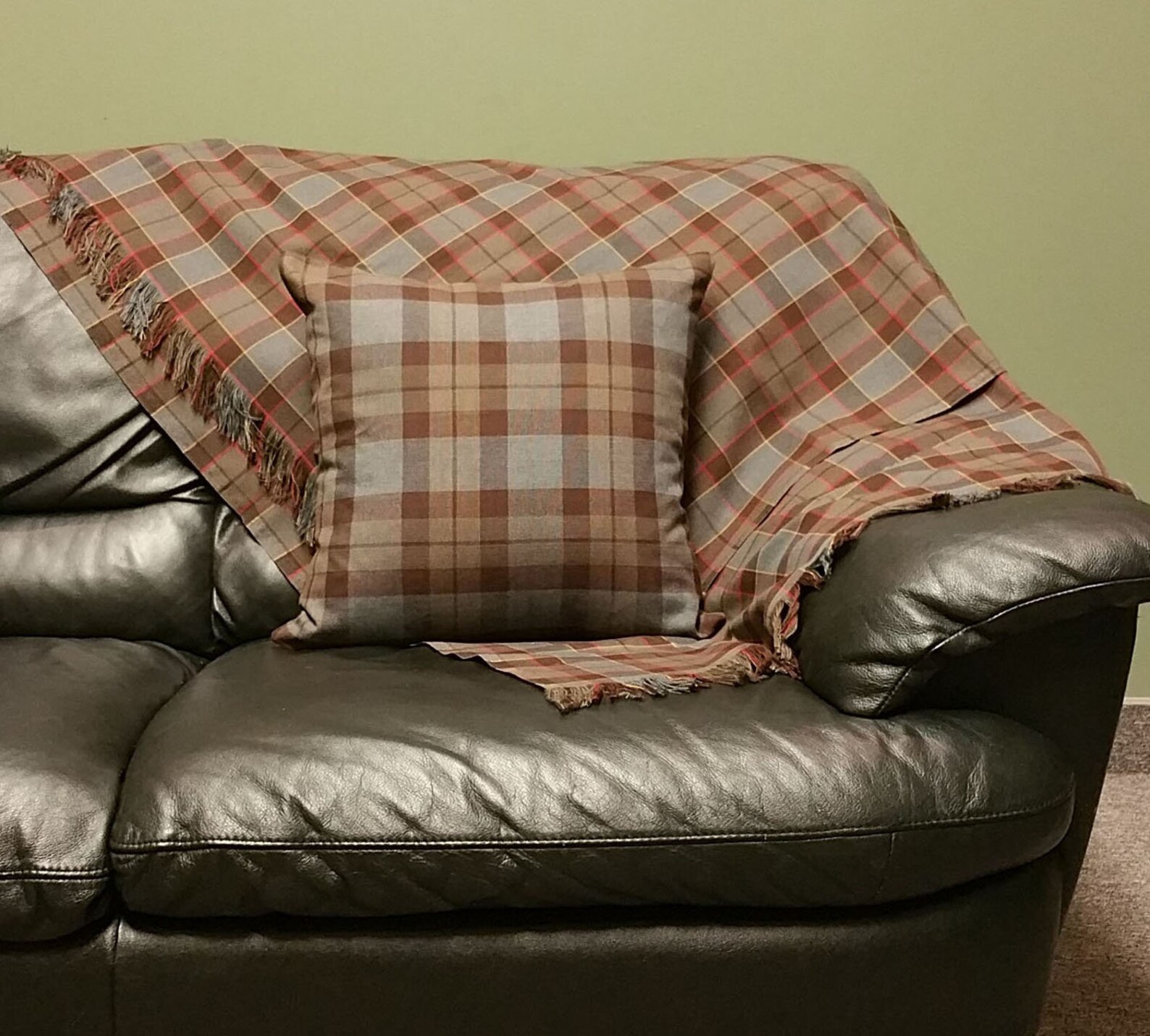 Official OUTLANDER Throw/blanket - Premium Scottish Wool Tartan - Woven ...