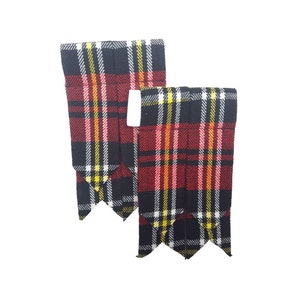 MacPherson of Cluny Modern Flashes - Homespun Tartan Flashes - Wool Blend Flashes