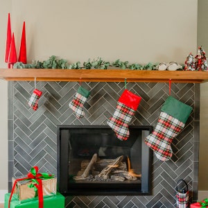 Tartan Stocking - A-L Tartans - Homespun Wool Blend