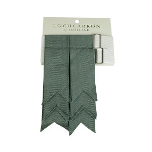 Weathered Blue Wool Flashes - Made in Scotland by Lochcarron of Scotland - Ships from USA - Sage Green Flashes