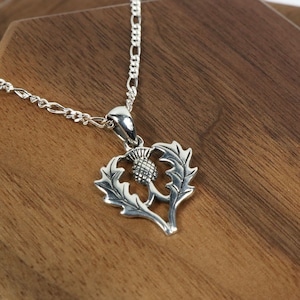 Scottish Thistle Necklace - Thistle Necklace - Thistle Jewelry - Thistle Pendant