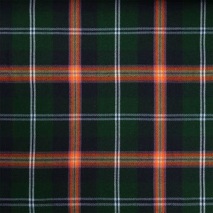 Young Modern Homespun Wool Blend Tartan Fabric REMNANTS