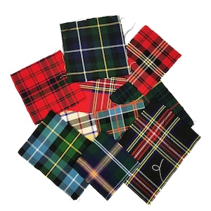 Tartan Swatches - A-L Tartans - Homespun Wool Blend
