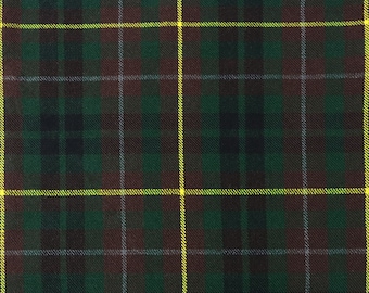 Buchanan Jagd Modern Homespun Tartan Stoff - Schüttgut - Wollmischung Scottish Plaid - mittleres Gewicht - 138 cm breit