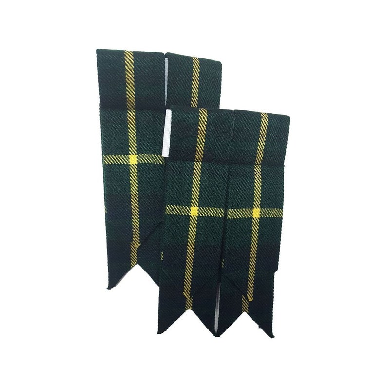 Homespun Tartan Flashes Gordon Modern Flashes Wool Blend Flashes