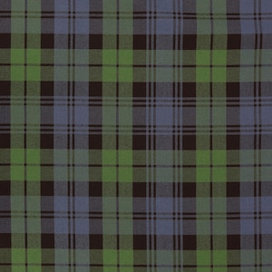Black Watch (Campbell) Ancient Woven Tartan Remnant - Wool Free