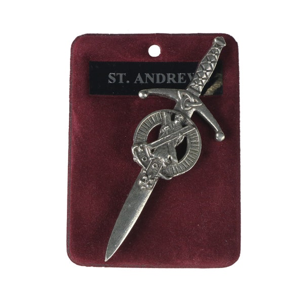 St. Andrews Cross Kilt Pin - Cross Kilt Pin - St Andrew Kilt Pin - Made in Scotland