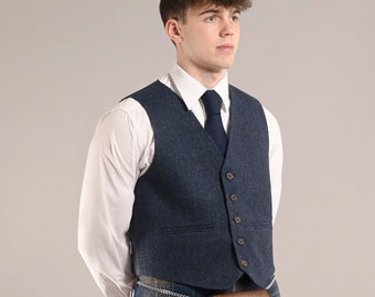 Scottish Tweed 5 Button Argyle Vest