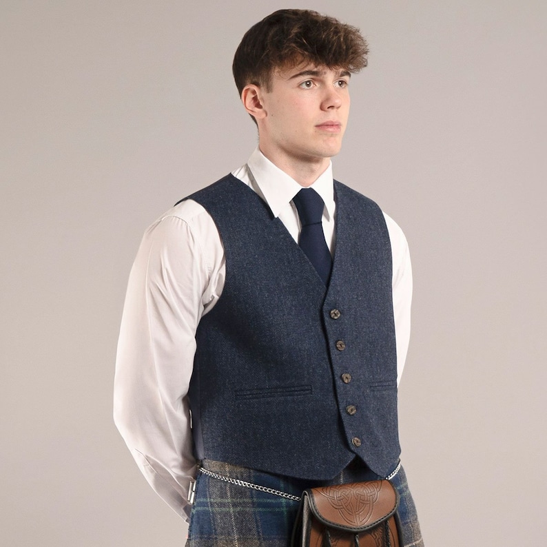 Scottish Tweed 5 Button Argyle Vest - Etsy