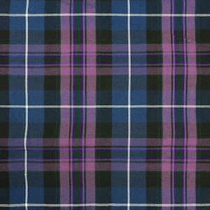 Pride of Scotland Tartan - Homespun Wool Blend Tartan Fabric - Machine Washable