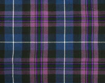 Pride of Scotland Tartan - Homespun Wool Blend Tartan Fabric - Machine Washable