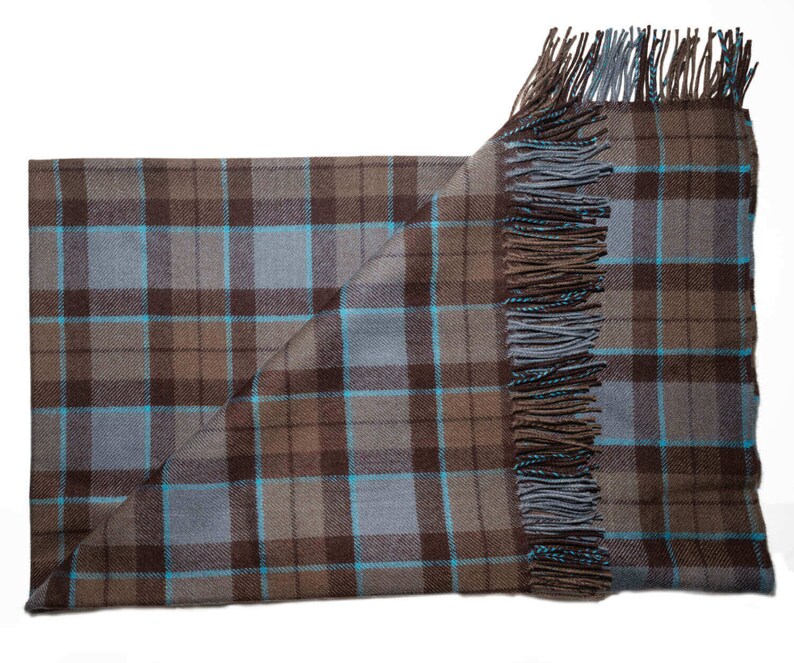 Official OUTLANDER Lambswool Tartan Blanket Made in Scotland Etsy