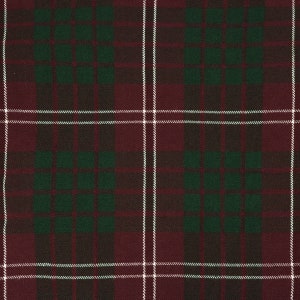 Crawford Modern Tartan - Homespun Wool Blend Tartan Fabric - Machine Washable