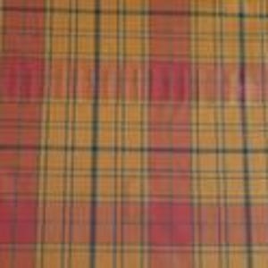 Tecido xadrez Glen Affric, poliéster, viscose, sem lã, 152 cm de largura, tecido no Reino Unido.