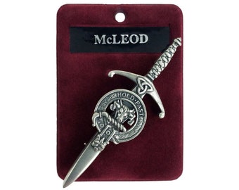 MacLeod of Harris Clan Crest Kilt Pin - Gaelic Themes Kilt Pin - Hold Fast