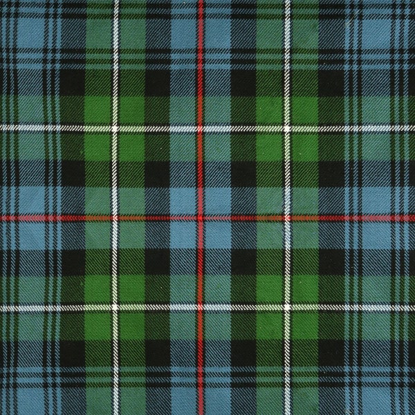 MacKenzie Ancient Tartan - Homespun Wool Blend Tartan Fabric - Machine Washable