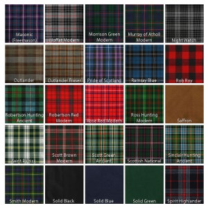 Quality Wool Blend Kilt w/ Matching Flashes and Hanger Tartans M-Y image 9