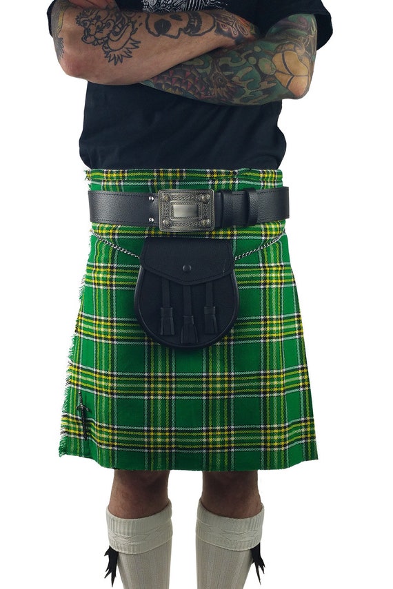 Acrylikilts verts irlandais Kilt irlandais Etsy France