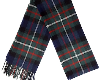 Ferguson Modern Tartan Lambswool Scarf - Made in Scotland - In Stock! Ready to Ship